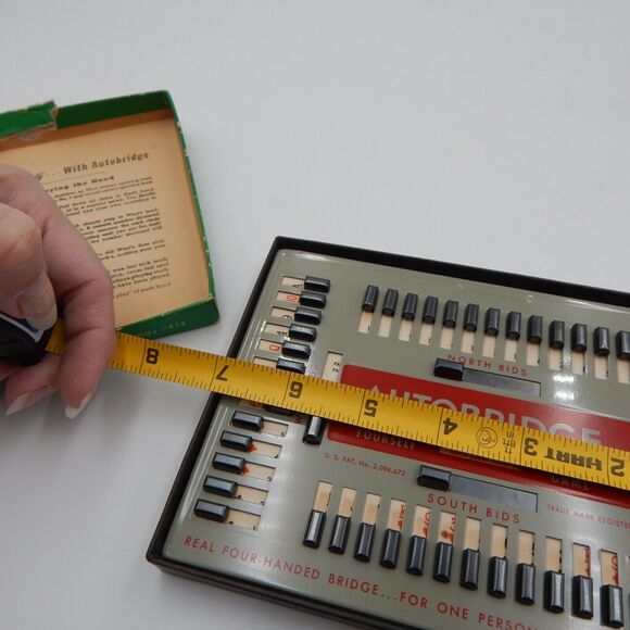 AutoBridge Play-Yourself Bridge Game PGA Advanced Set 1957 By Actual Play - Picture 10 of 10